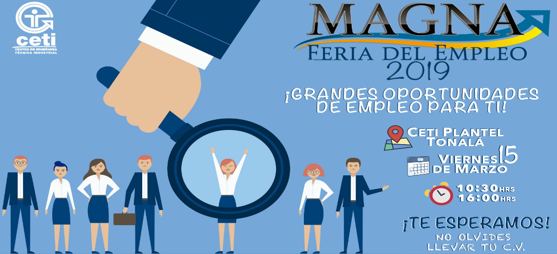 Magna Feria del Empleo 15 Marzo 2019