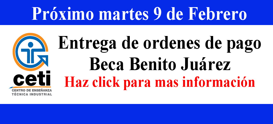 Beca Benito Juárez Febrero